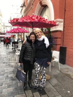 Petra Coll Exposito und Master Mimi Moorhouse in London